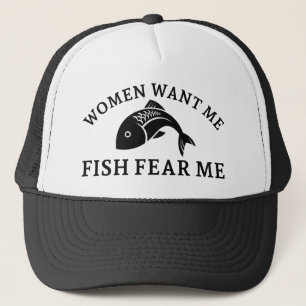 Vrouwen willen me visangst trucker pet