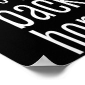 Vrouwen willen naar huis gaan Funny Lazy Work Quot Poster (Hoek)