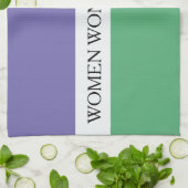 Vrouwen willen niet Wheesht Theedoek (Gevouwen)