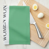 Vrouwen willen niet Wheesht Theedoek (Quarter Fold)