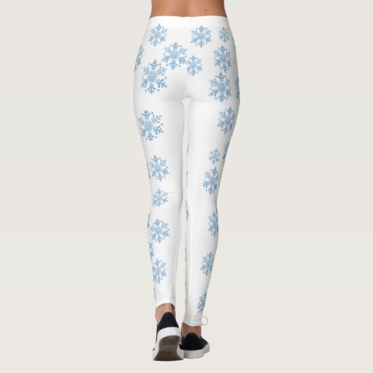 Vrouwen Winter Snowflake Leggings (Achterkant)