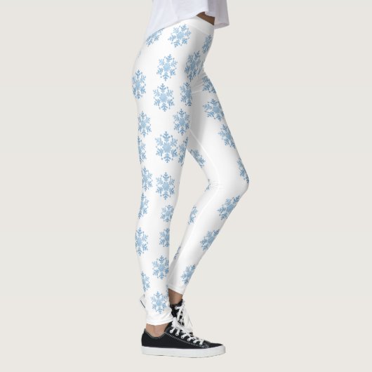 Vrouwen Winter Snowflake Leggings (Rechts)