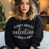 Vrouwen Witte Galentine's Grappige Sweatshirt