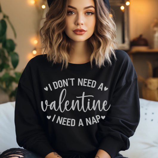 Vrouwen Witte Galentine's Grappige Sweatshirt