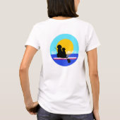 Vrouwen Witte T-Shirt SUP Annapolis Honden (Achterkant)