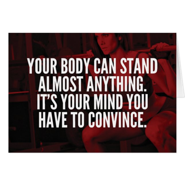 Vrouwen Workout Inspirerend woorden (Voorkant Horizontaal)