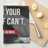 Vrouwen Workout Motivatie - Clear Your Mind Theedoek (Quarter Fold)