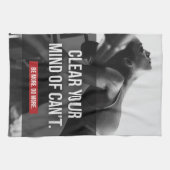 Vrouwen Workout Motivatie - Clear Your Mind Theedoek (Horizontaal)