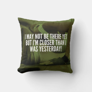 Vrouwen Workout Motivatie woorden Kussen