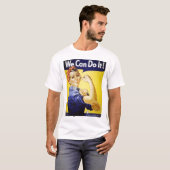 Vrouwen WW1 Propaganda T-shirt (Voorkant volledig)