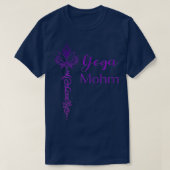 Vrouwen Yoga Unalome met Yogi Sign en Yoga Mam T-shirt (Design voorkant)