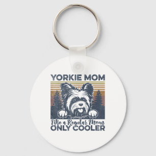 Vrouwen Yorkie Mom _Yorkshire Mama Dog Moederdag Sleutelhanger