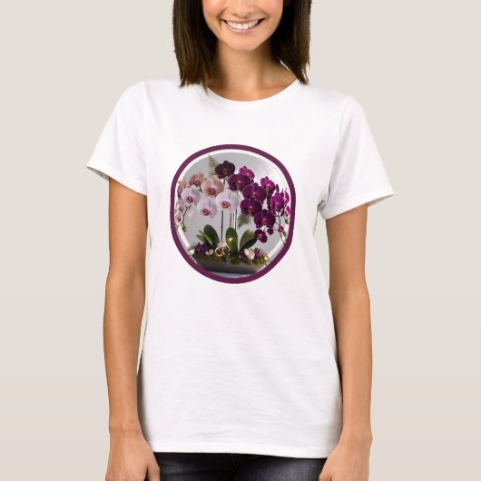 Vrouwen Zacht Katoen Basic T-shirt. T-shirt (Voorkant)