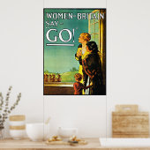 Vrouwen zeggen: ga! -Poster Poster (Keuken)
