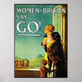 Vrouwen zeggen: ga! -Poster Poster (Voorkant)