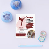 Vrouwen zelfverdediging klassen flyer (Enkel)