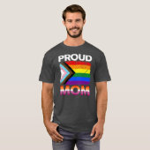 Vrouwen zetten moeder Transgender Pride Lesbische  T-shirt (Voorkant volledig)