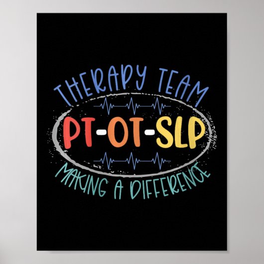 Vrouwen zetten SLP-therapieteam uit om het verschi Poster (Voorkant)