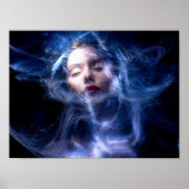 Vrouwen zien lichte verf zien poster (Voorkant)