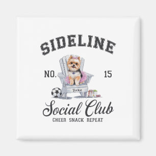 Vrouwen Zijlijn Sociale Club Voetbal Moeder Wedstr Magneet