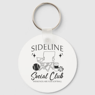 Vrouwen Zijlijn Sociale Club Zachte Moeder Speelda Sleutelhanger