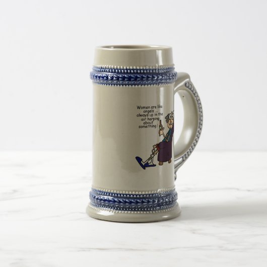 Vrouwen zijn als engelen bierpul (Voorkant rechts)