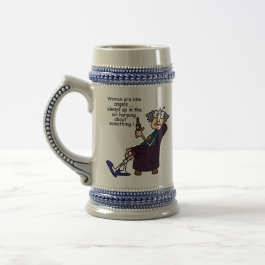 Vrouwen zijn als engelen bierpul (Links)
