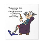 Vrouwen zijn als engelen notitieblok (Voorkant)