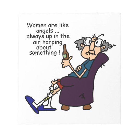 Vrouwen zijn als engelen notitieblok (Voorkant)