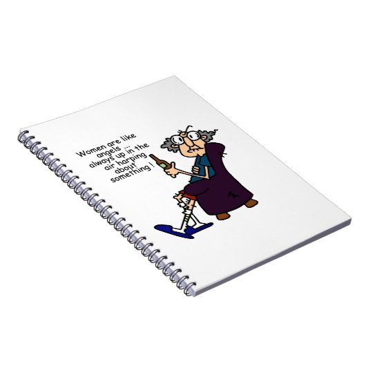 Vrouwen zijn als engelen notitieboek (Rechterzijde)