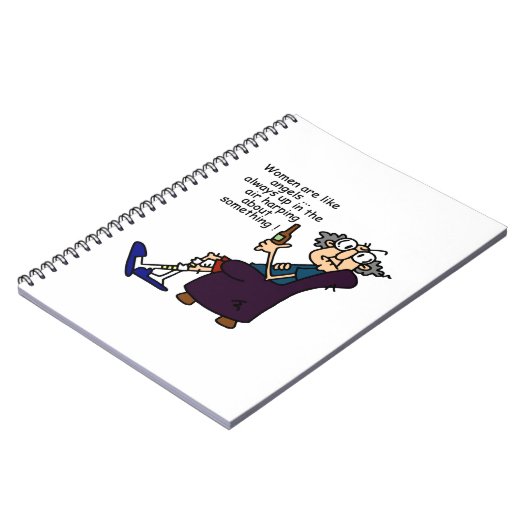 Vrouwen zijn als engelen notitieboek (Linkerzijde)