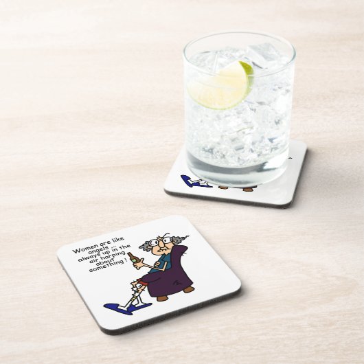 Vrouwen zijn als engelen onderzetter (Rechterzijde)