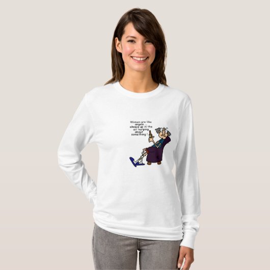 Vrouwen zijn als engelen t-shirt (Voorkant volledig)