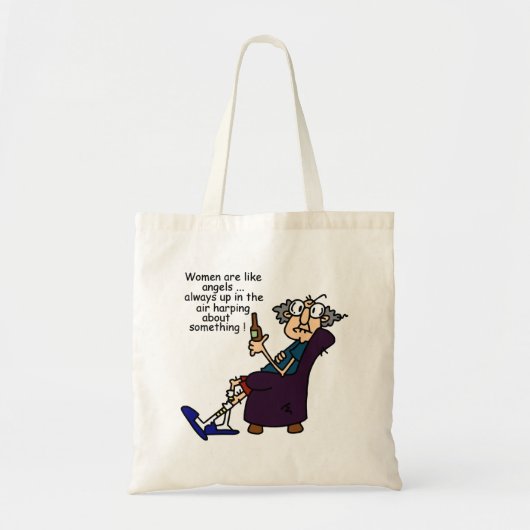 Vrouwen zijn als engelen tote bag (Voorkant)