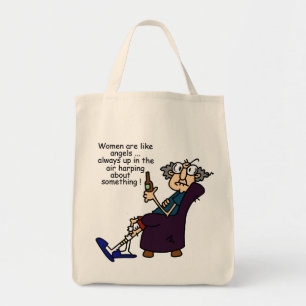 Vrouwen zijn als engelen tote bag
