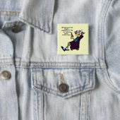 Vrouwen zijn als engelen vierkante button 5,1 cm (In situ)