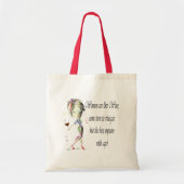 Vrouwen zijn als wijn, humoristische cadeaus tote bag (Voorkant)