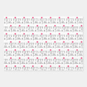 Vrouwen zijn als wijnpakjes van 50e verjaardag inpakpapier vel (Voorkant)