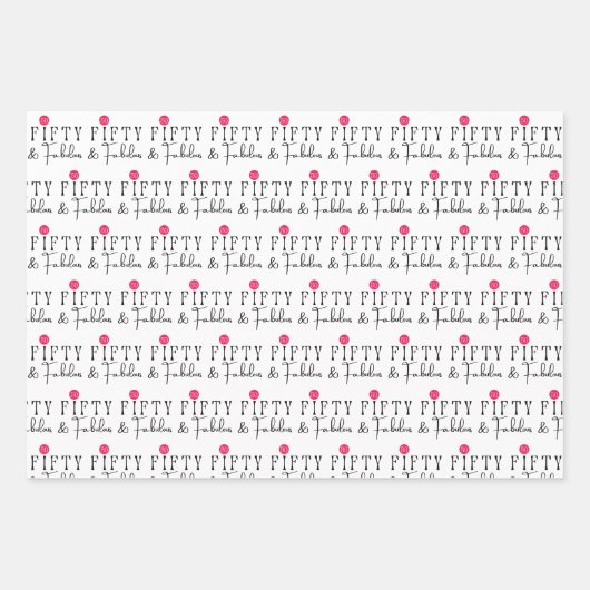 Vrouwen zijn als wijnpakjes van 50e verjaardag inpakpapier vel (Voorkant)