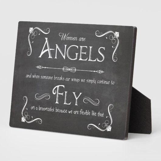 Vrouwen zijn Angels-A gesimuleerd karton Fotoplaat (Zijkant)