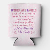 Vrouwen zijn Angels Blikjeskoeler (Voorkant)
