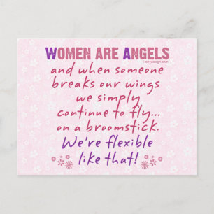 Vrouwen zijn Angels Briefkaart