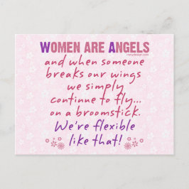 Vrouwen zijn Angels Briefkaart