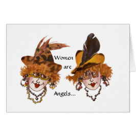 Vrouwen zijn Angels Card