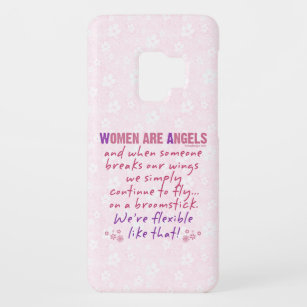 Vrouwen zijn Angels Case-Mate Samsung Galaxy S9 Hoesje