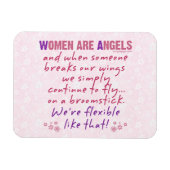 Vrouwen zijn Angels Magneet (Horizontaal)