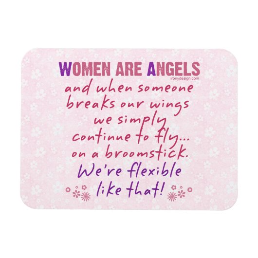 Vrouwen zijn Angels Magneet (Horizontaal)