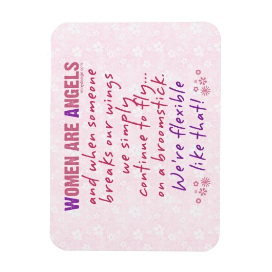 Vrouwen zijn Angels Magneet (Verticaal)