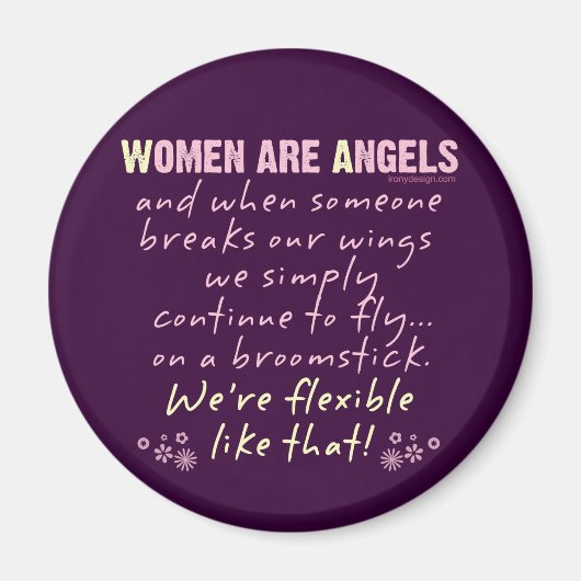 Vrouwen zijn Angels Magneet (Voorkant)