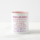 Vrouwen zijn Angels Mok (Midden)